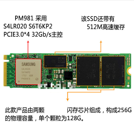 三星pm981和970evo,三星970evo和980 三星pm981 256g m.
