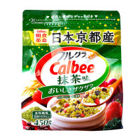 卡乐比Calbee麦片抹茶味450g（中文标签）