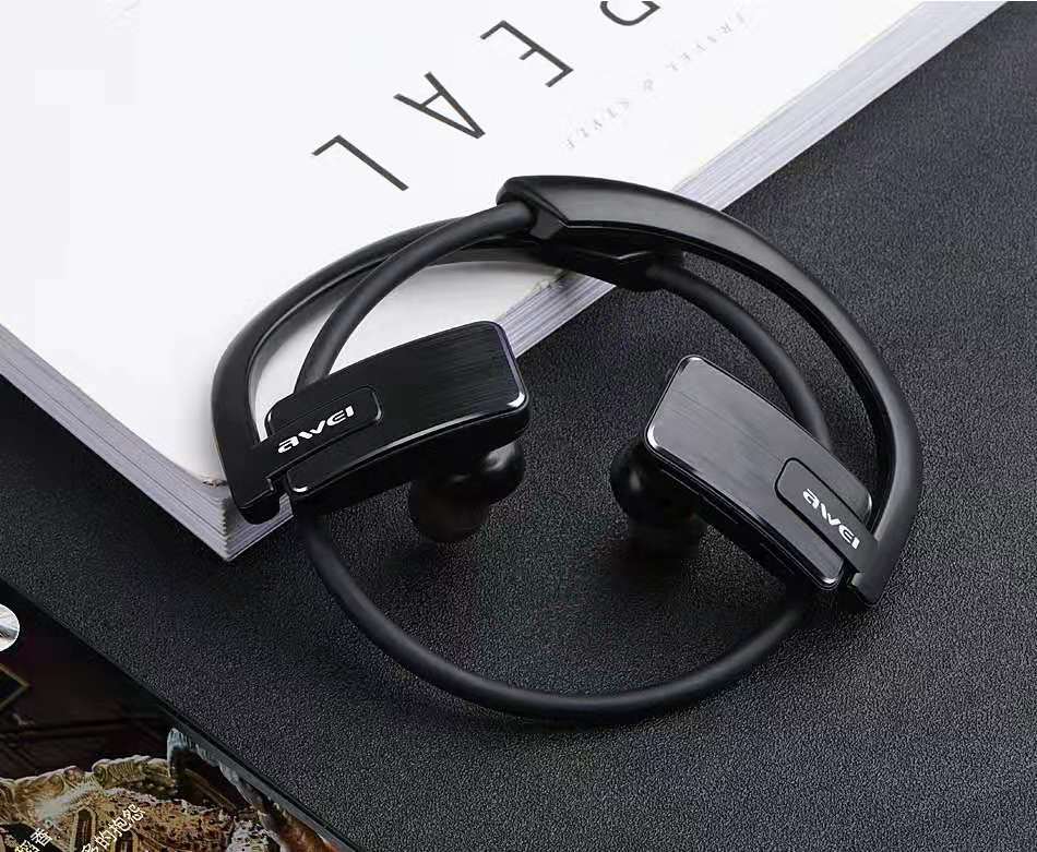 awei用维a883bl新品ipx4防水无线蓝牙耳机后挂式智能运动手机耳塞